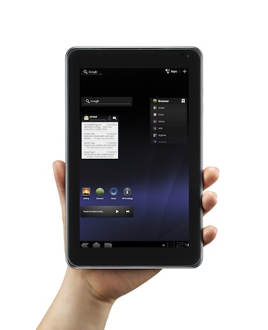 LG Optimus Pad_One Hand Grip
