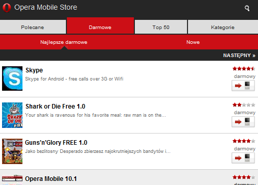 AndroidOperaMobileStore