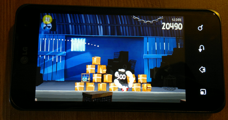 LG Swift 2X AngryBirds Rio