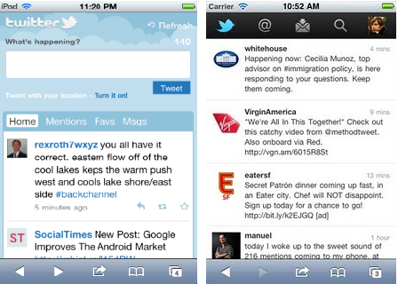 OldAndNewTwitterMobileWebsite 