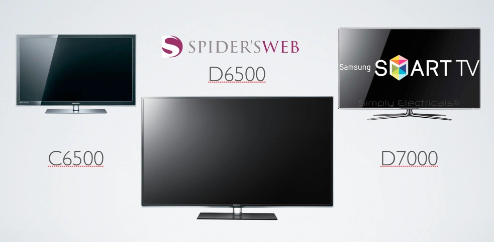 porownanie c6500 d6500 d7000 samsung smart tv