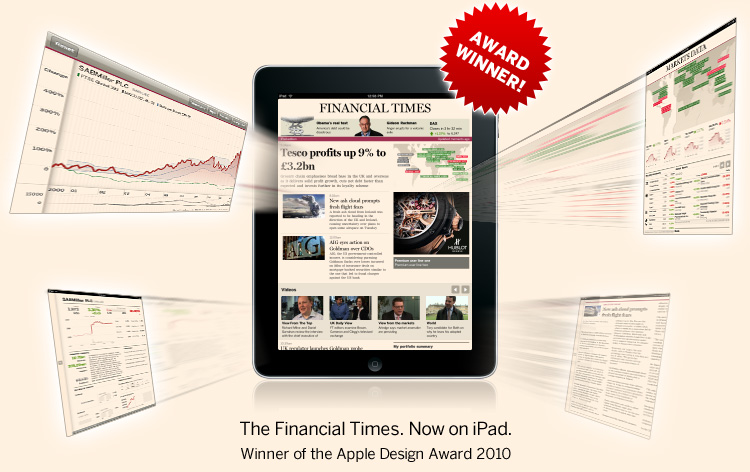 Financial Times iPad application