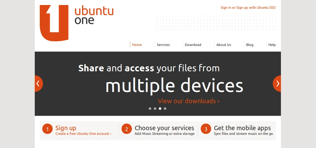 Ubuntu One   Home 