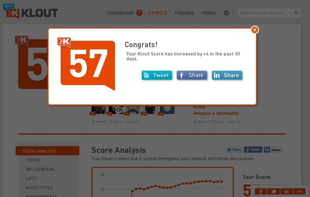 klout 