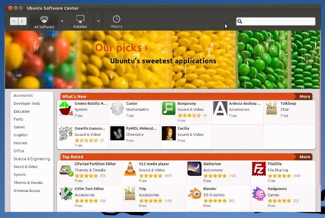 ubuntu-software-center 