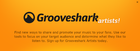 Grooveshark Artists — Catalogue — License My Music