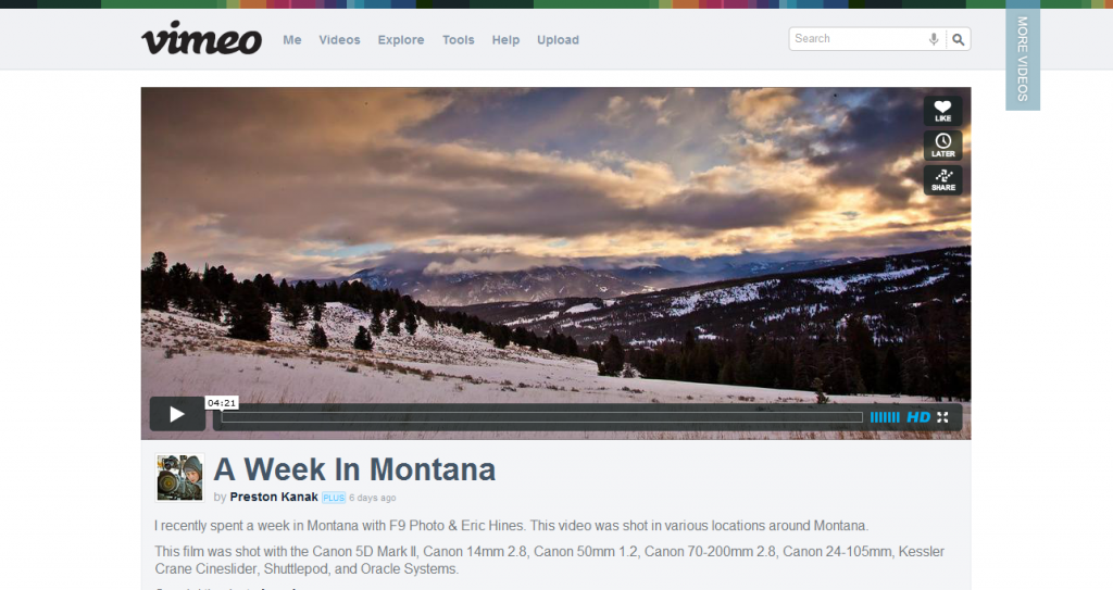 A Week In Montana on Vimeo