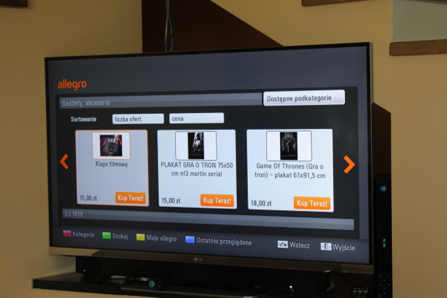 smart tv zakupy allegro przedmioty