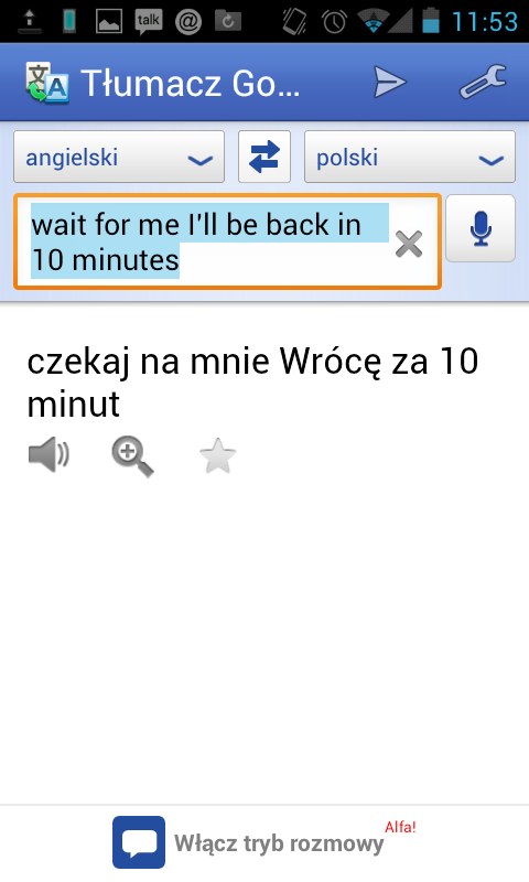 google translate