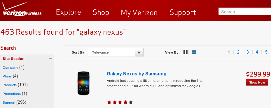 galaxy nexus samsung 