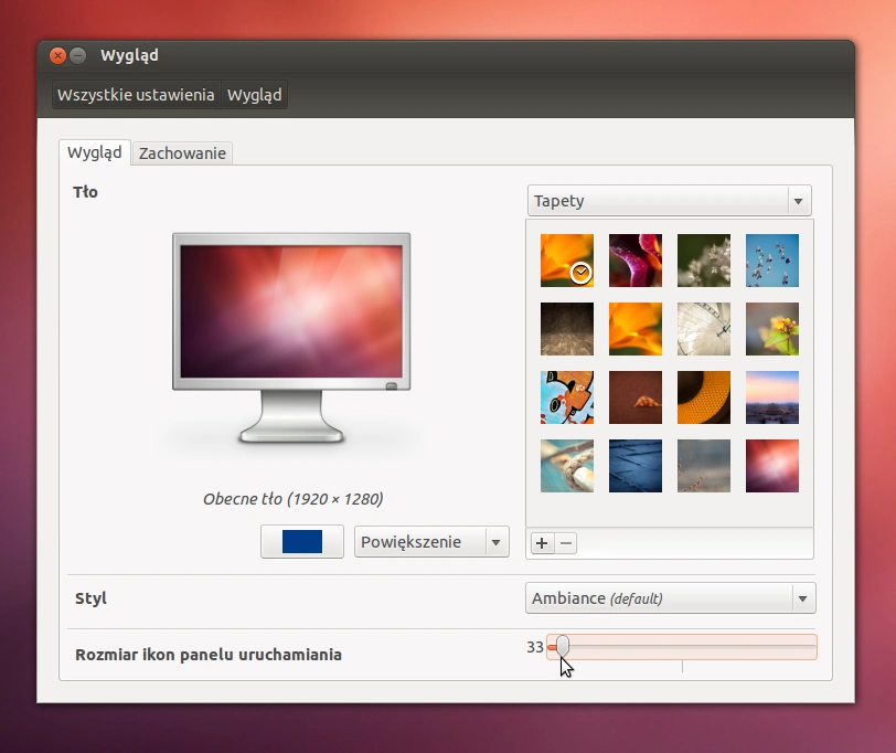 wyglad ubuntu 