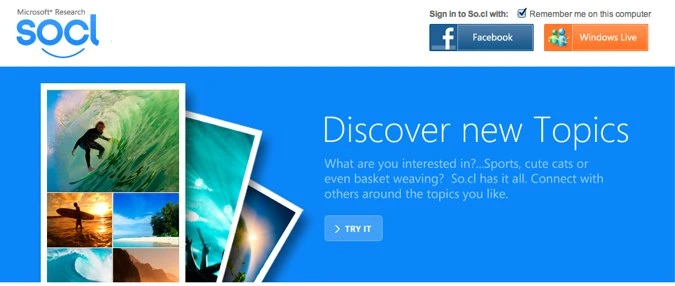 So.cl &#8211; Microsoft zrobił ładnie wyglądający, ale kompletnie nieczytelny serwis społecznościowy