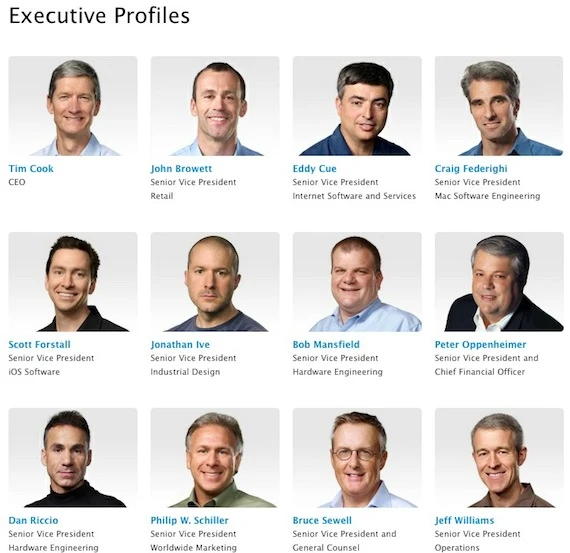 Apple Leadership 