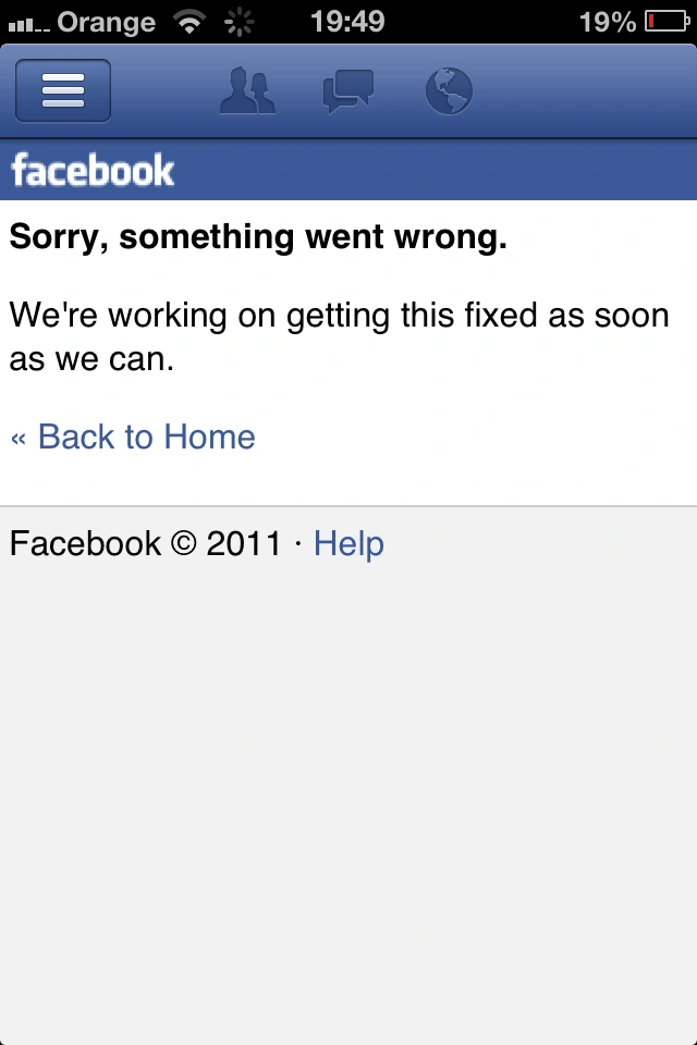 Facebook IOS 6 