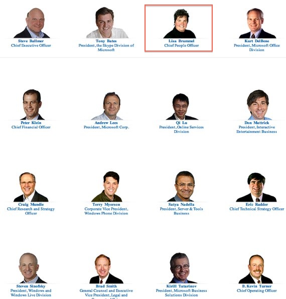 Microsoft Senior Leaders Executive