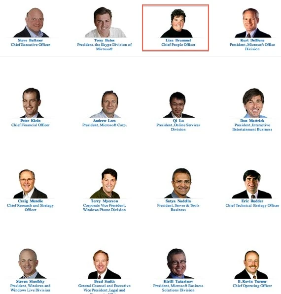 Microsoft Senior Leaders Executive 