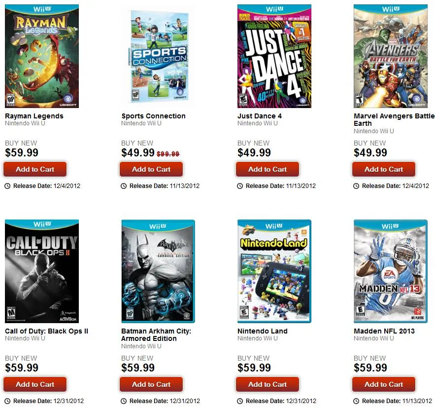 Gry na Nintendo Wii U