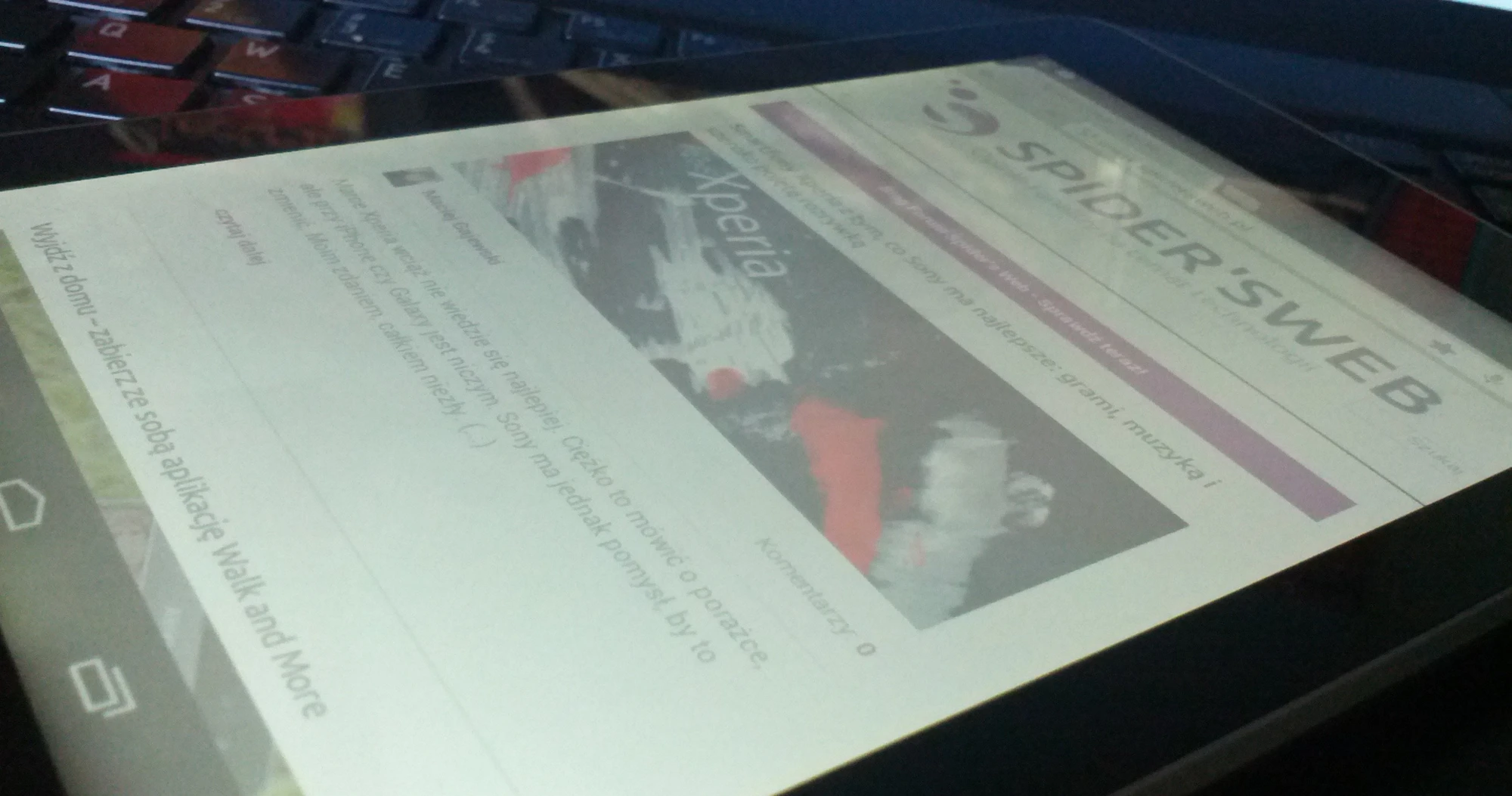 Nexus 7 przyszedł z wadą, która dotyka niewielką, chociaż jednak, część nabywców.