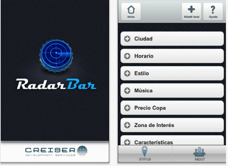 radar bar, 1 