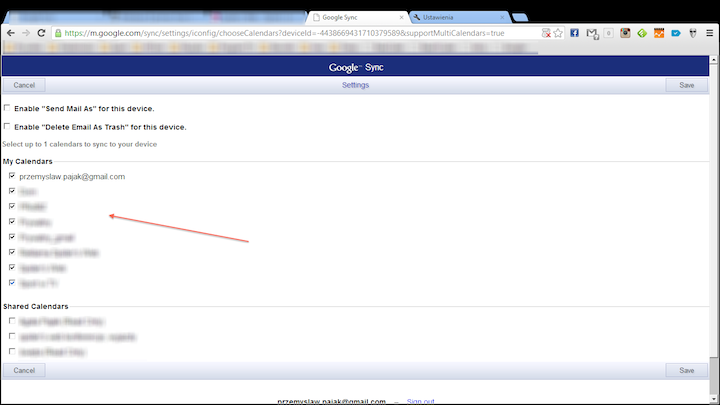 Multiple Google Calendars on Windows 8, b