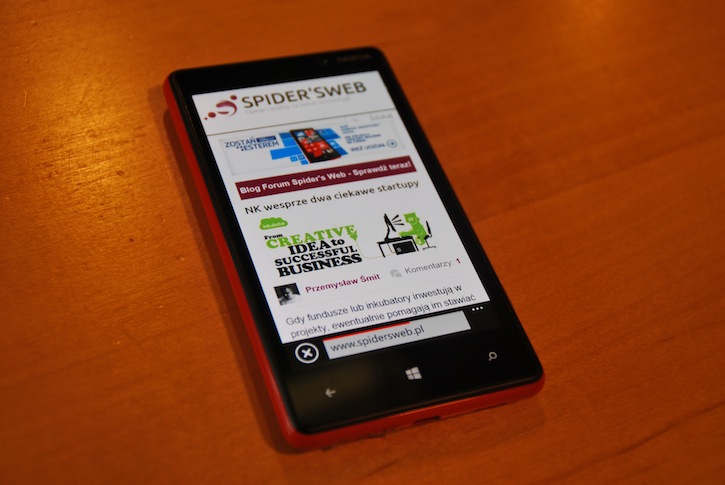 Windows Phone 8 Spider’s Web