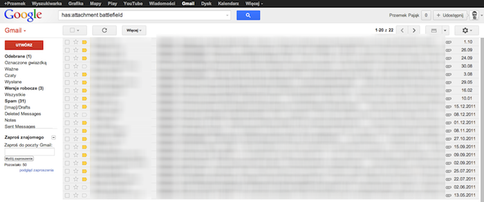 gmail search, attachments