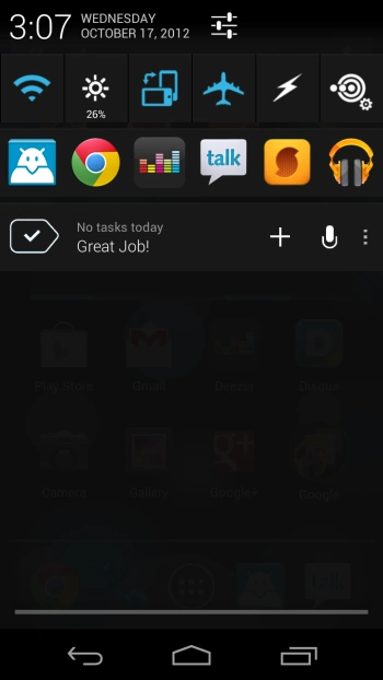 notification toggle