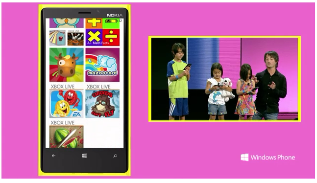 wp8 kids corner in action 