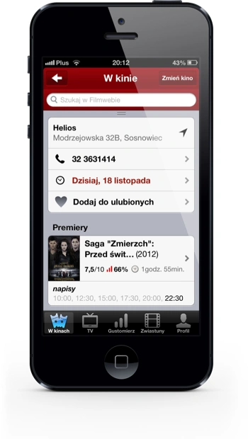 Filmweb iPhone kino
