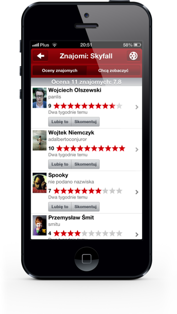 class="wp-image-73194" title="Filmweb iPhone oceny znajomych"
