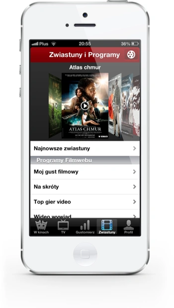 Filmweb iPhone zwiastuny