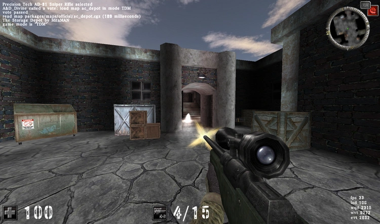 Screenshot z gry AssaultCube – wikipedia.org