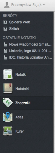 evernote 5 beta sidebar 
