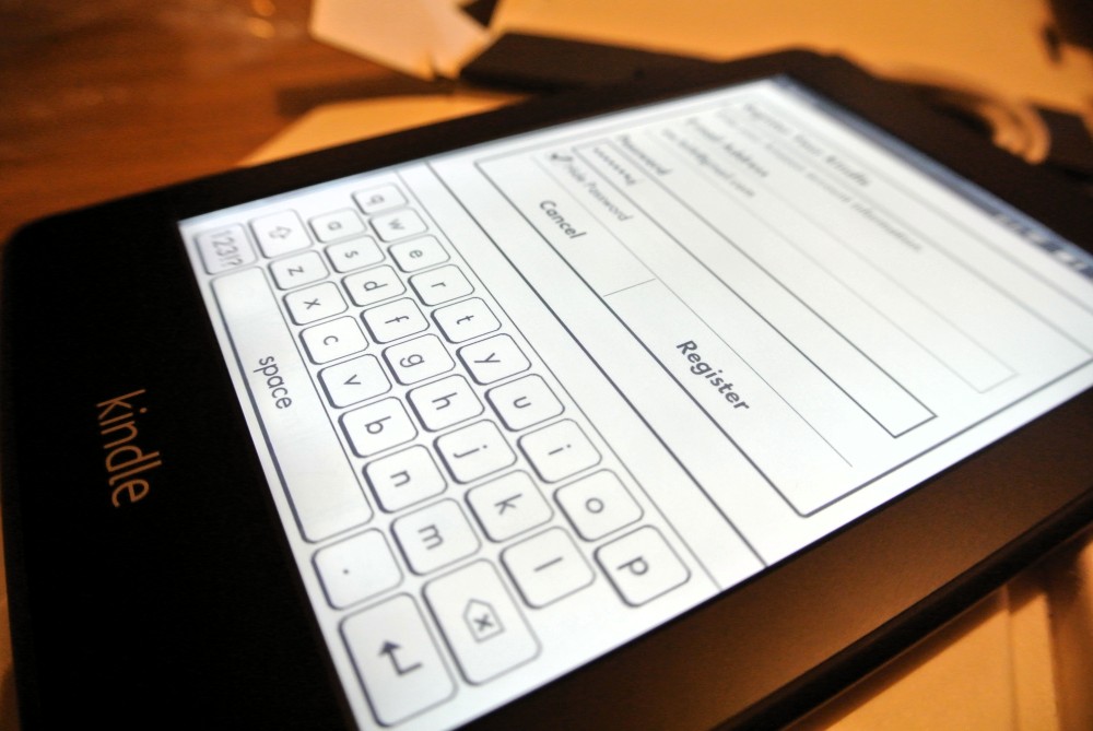 kindle paperwhite klawiatura czcionk