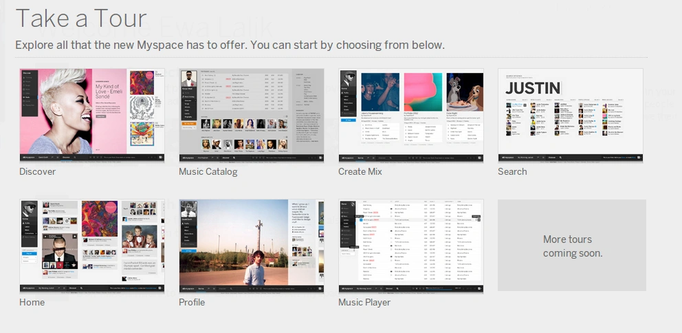myspace tour 