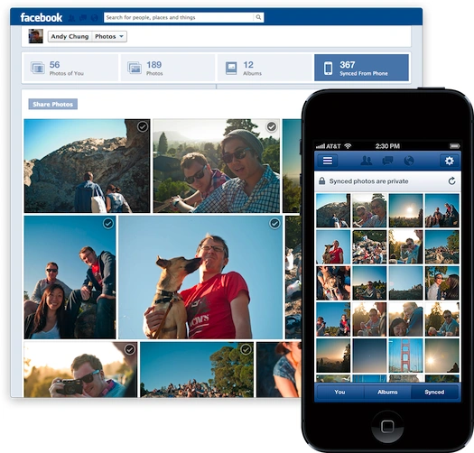 photo sync facebook