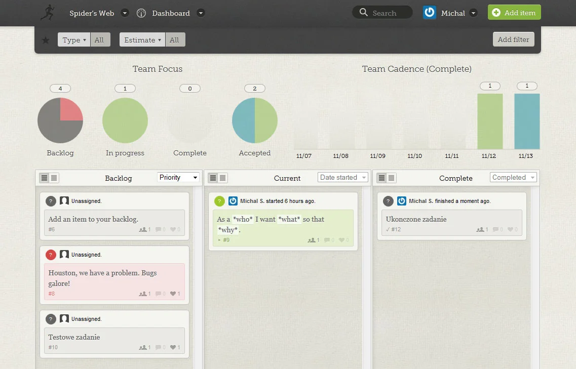 Spriny.ly - dashboard title="Spriny.ly - dashboard"