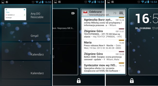 CyanogenMod Widgety na LockScreenie