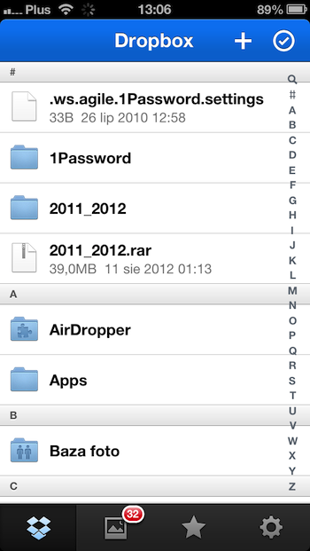 Dropbox iPhone 2