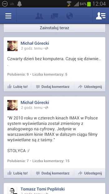 Facebook Android 2