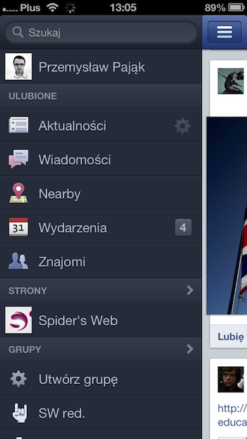 Facebook iPhone 1