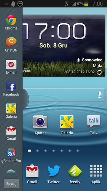 Galaxy S III premium suite p1 split screen cover