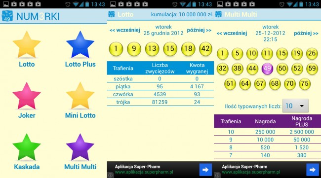 Numerki Lotto Polska