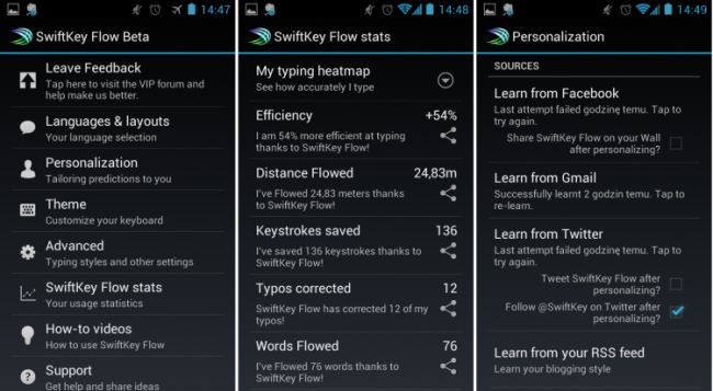 SwiftKey Flow Beta
