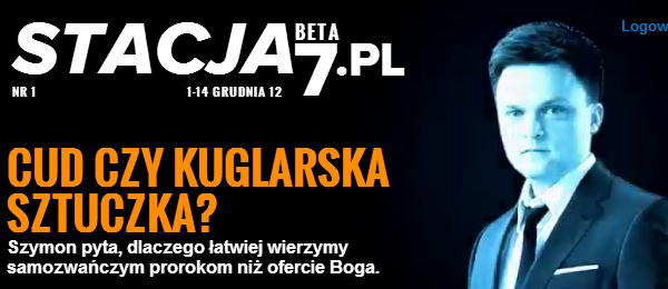 Rusza Stacja7.pl interaktywny magazyn religijny Szymona Hołowni