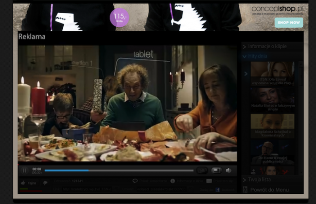 reklama wideo na wp.pl