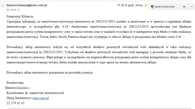 Mail z informacją o anulowaniu zamówienia class="wp-image-85918"