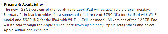 Apple iPad 128GB