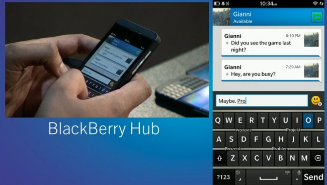 BlackBerry Hub 