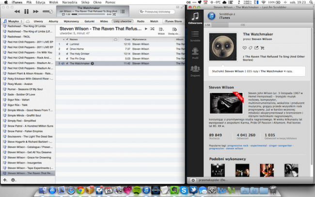 iTunes ze Scrobblerem Lastgm